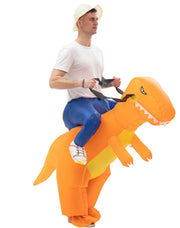Dinosaur Costume Funny Blow Up Halloween Ride On Big Head Inflatable T-Rex Costumes