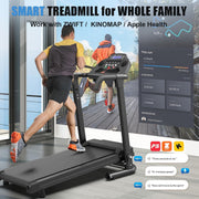 Uso Domestico Tapis Roulant Pieghevole Portatile 2.5HP Robusto con Controllo tramite App per Fitness e Camminata